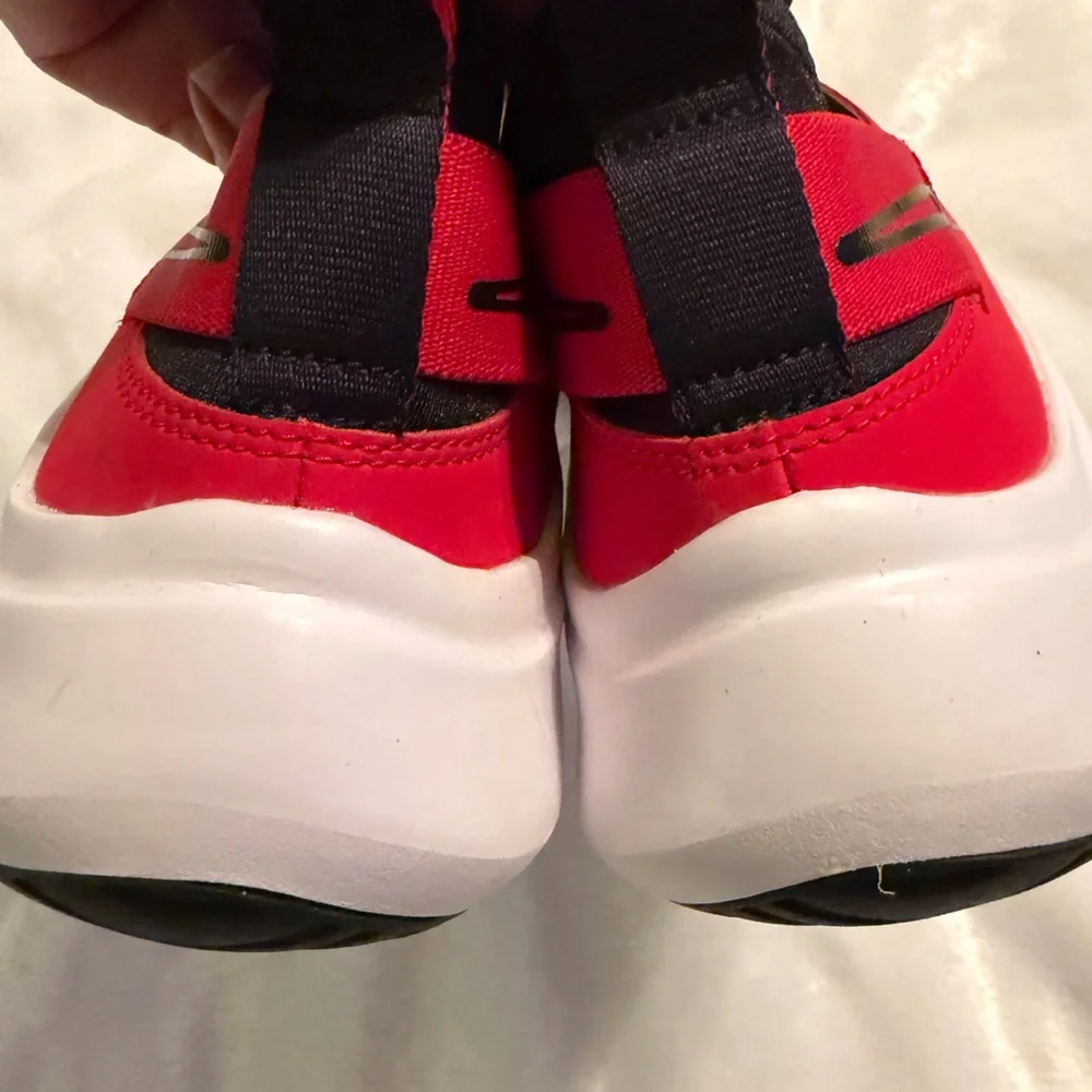 Nike Red and Black Athletic Slip-Ons - Picture 9 of 11